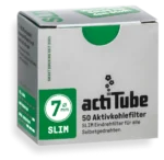 Actitube - Aktivkohlefilter Slim 7mm - (50 Stk.)