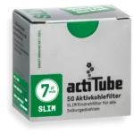 Actitube - Aktivkohlefilter Slim 7mm - (50 Stk.)