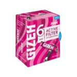 GIZEH - Active Filter 6mm Pink - (34 Stk.)