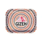 GIZEH Rolling Tray - Trippy Red White (18 x 14 cm)