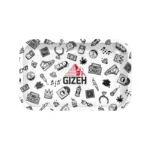 GIZEH Rolling Tray - Comic White (27.5 x 17.5 cm)