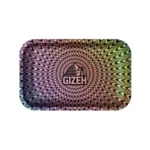 GIZEH Rolling Tray - Trippy Colored (27.5 x 17.5 cm)
